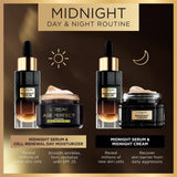 L'Oreal Paris Age Perfect Anti-Aging Midnight Face Serum, Reduce Wrinkles 1oz + Eye Cream Sample